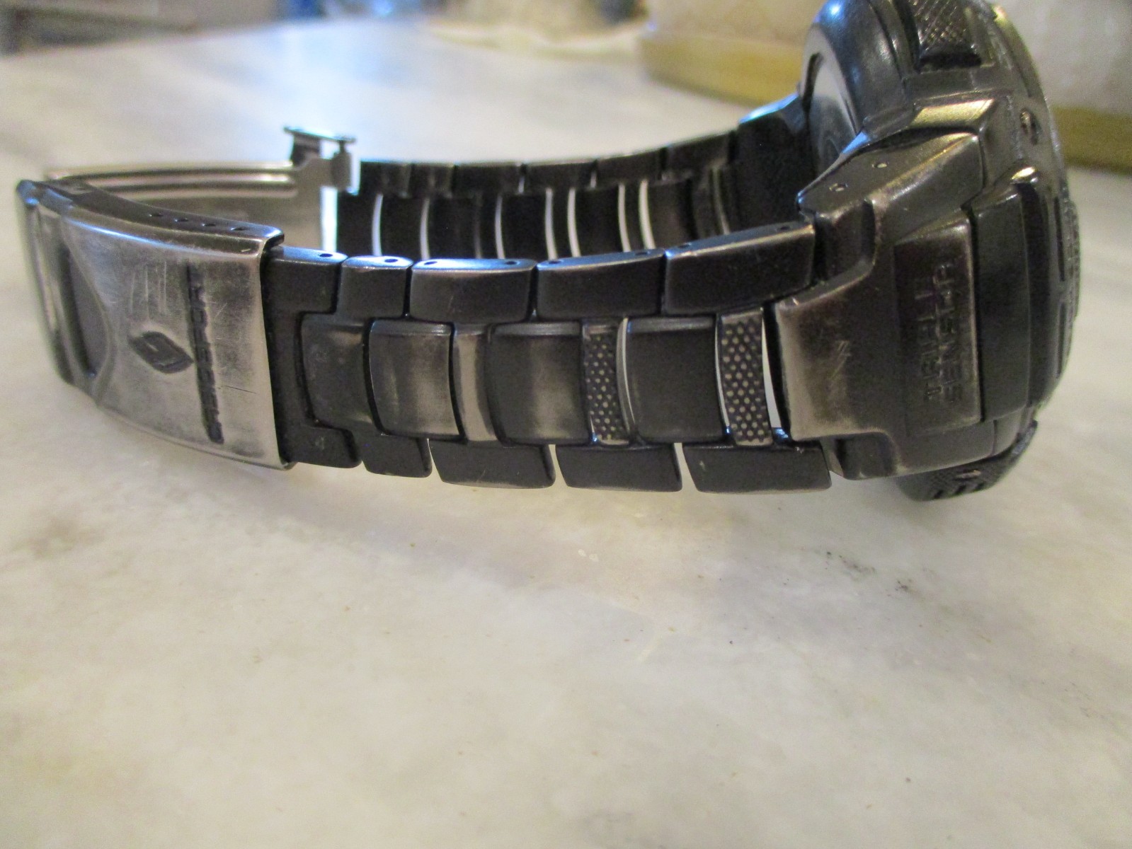 CASIO PRO TREK TOUGH SOLAR DIGITAL WATCH PRG-80YT BLACK 10 BAR – TITANIUM-WORKS!