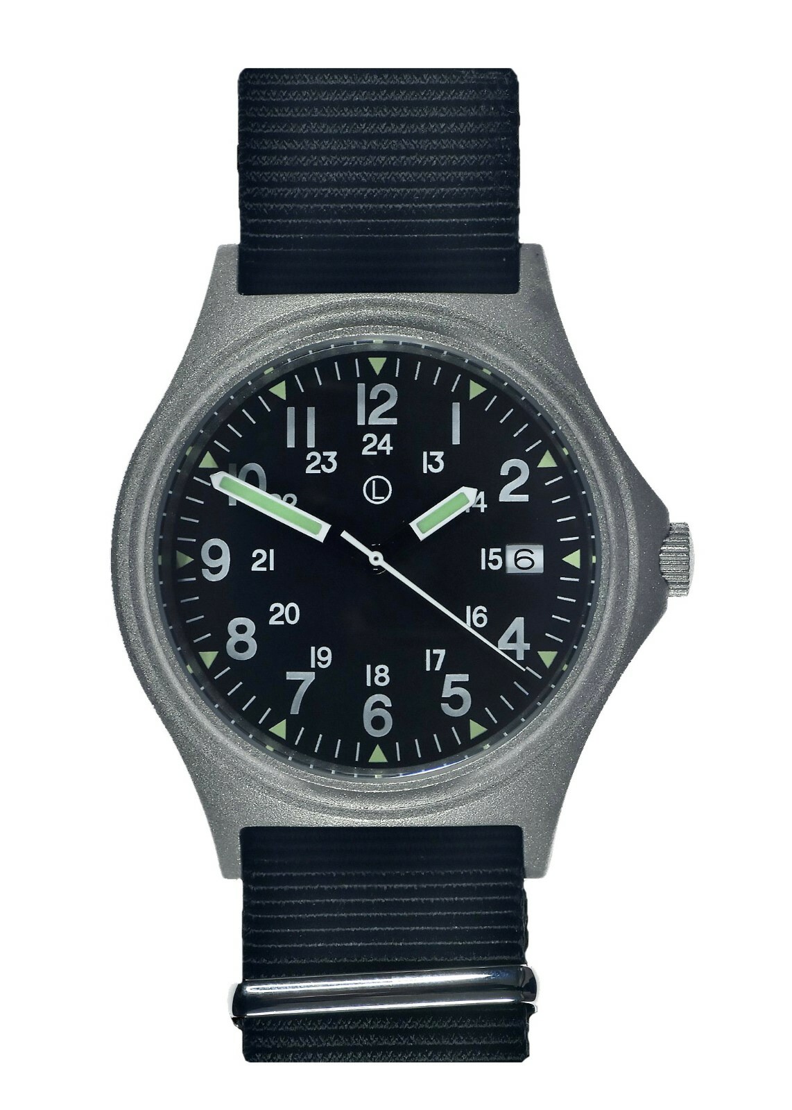 MWC 100m 12/24hr Military Quartz Watch | Screw Crown & Case Back | Unbranded