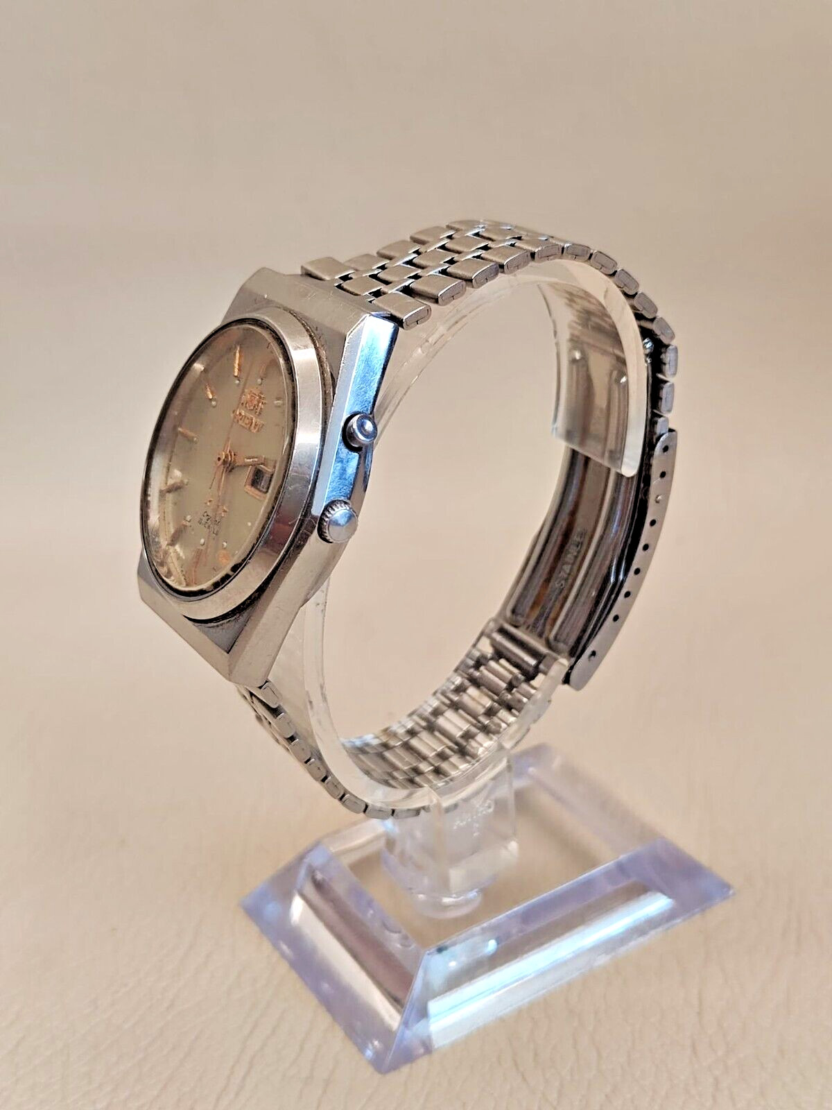 Orient Crystal 3 Stars vintage Automatic 21 jewels Japan watch