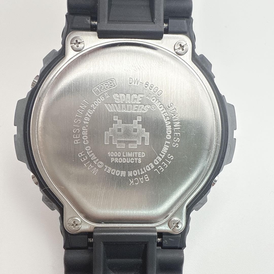 Good Condition G-SHOCK Space Invaders DW-6900 Limited to 1000 pieces SPACE