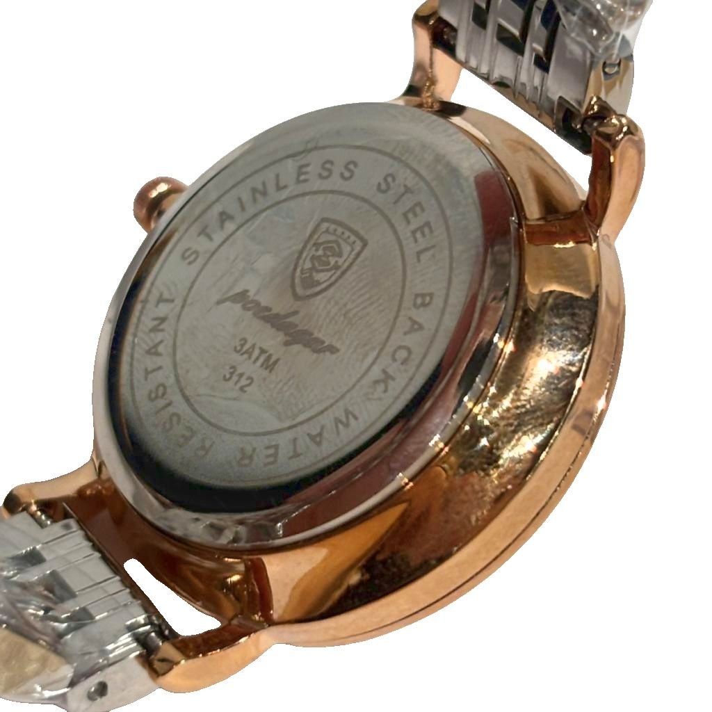 [A1R] poedagar Wristwatch Quartz Gold Color Working [z5s]