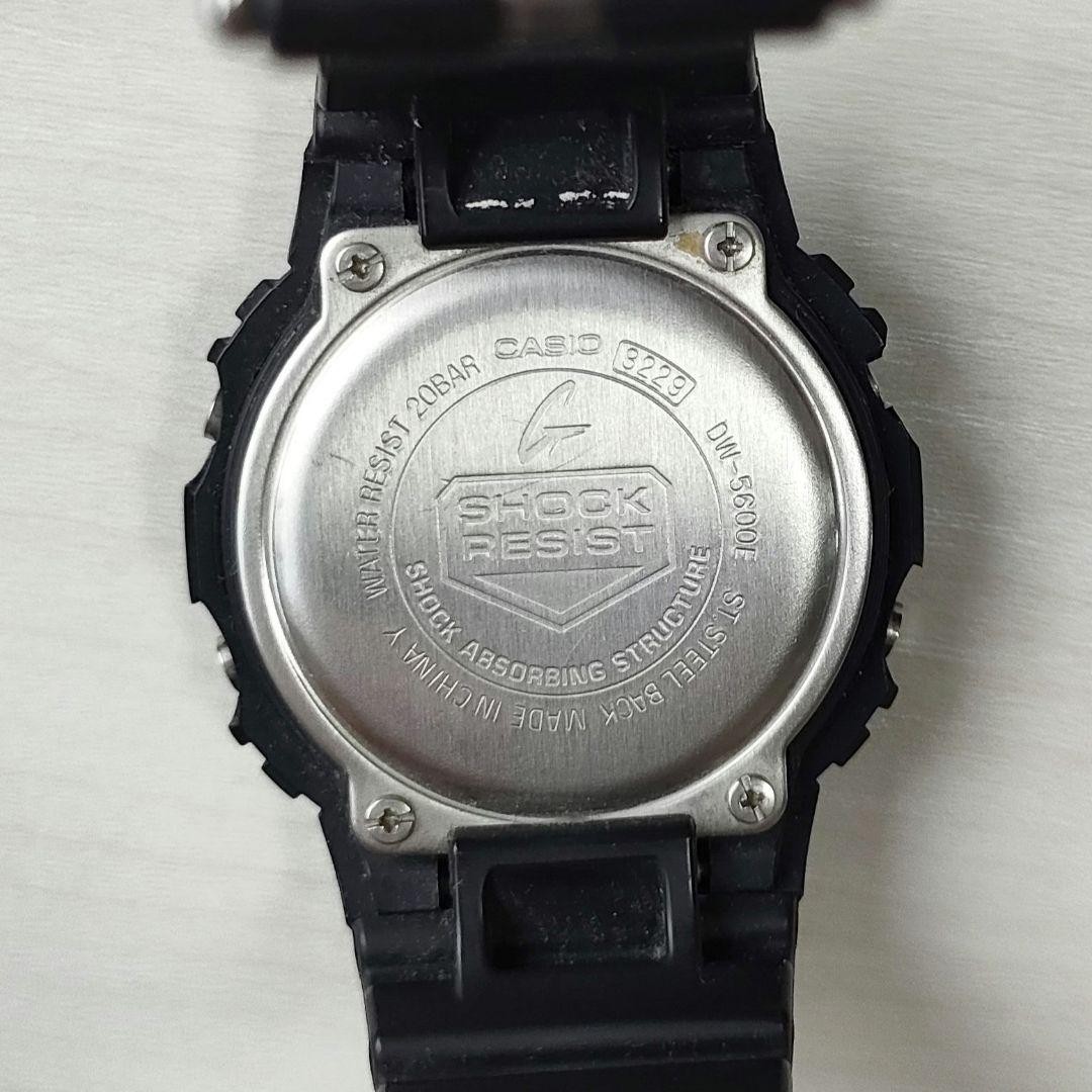 CASIO G-SHOCK DW-5600 series black wristwatch