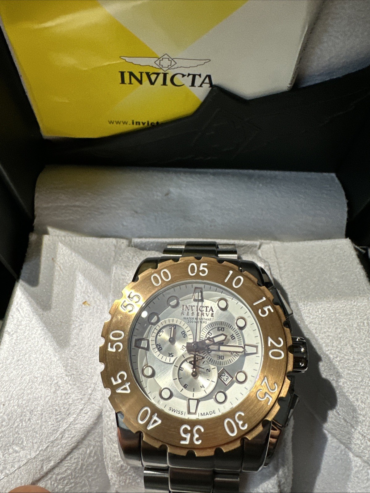 Invicta Reserve Diver Men Model 1958 Men’s Watch Swiss Made, Never Worn.