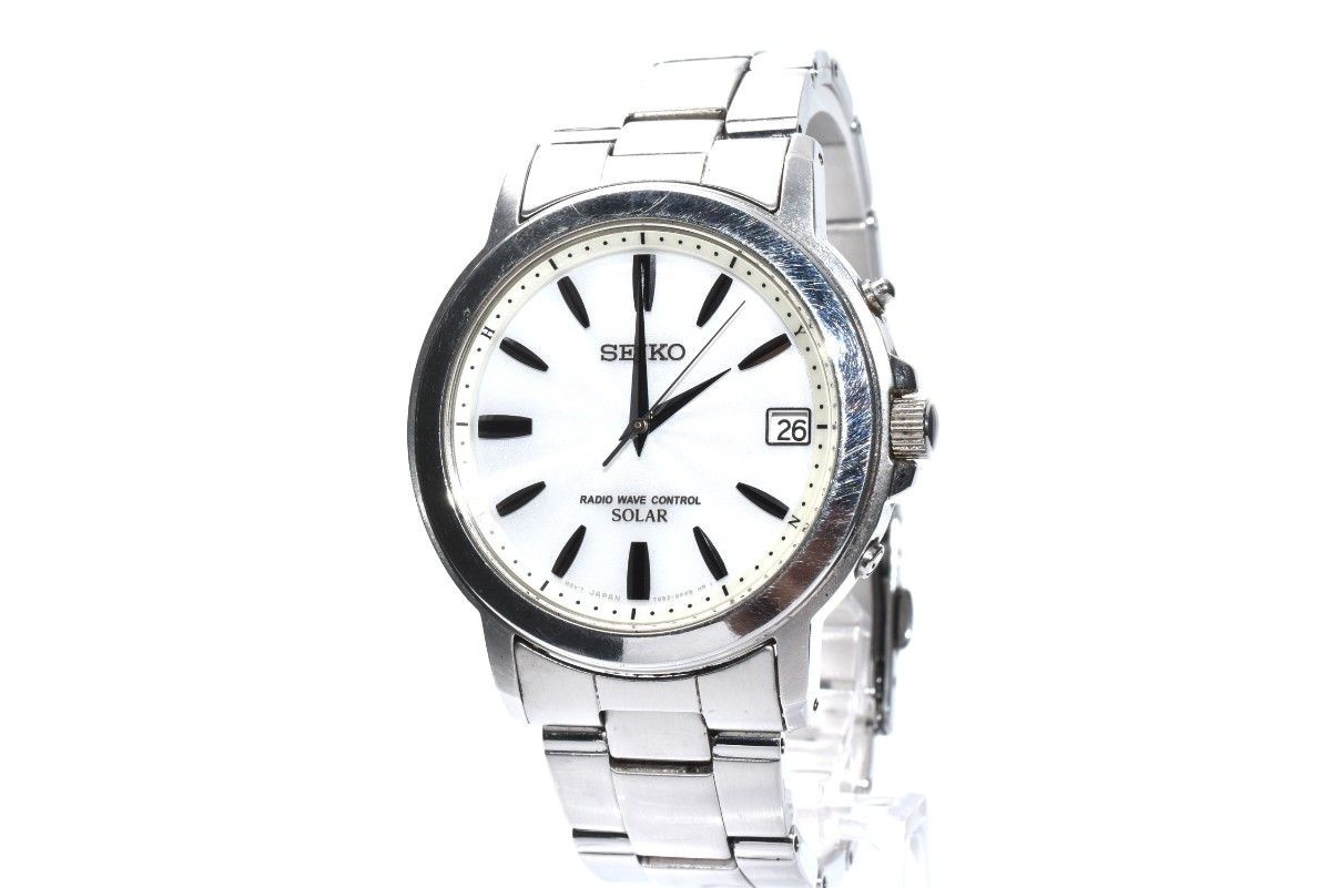 SEIKO 7B52 0AF0 Radio Solar Men s Watch