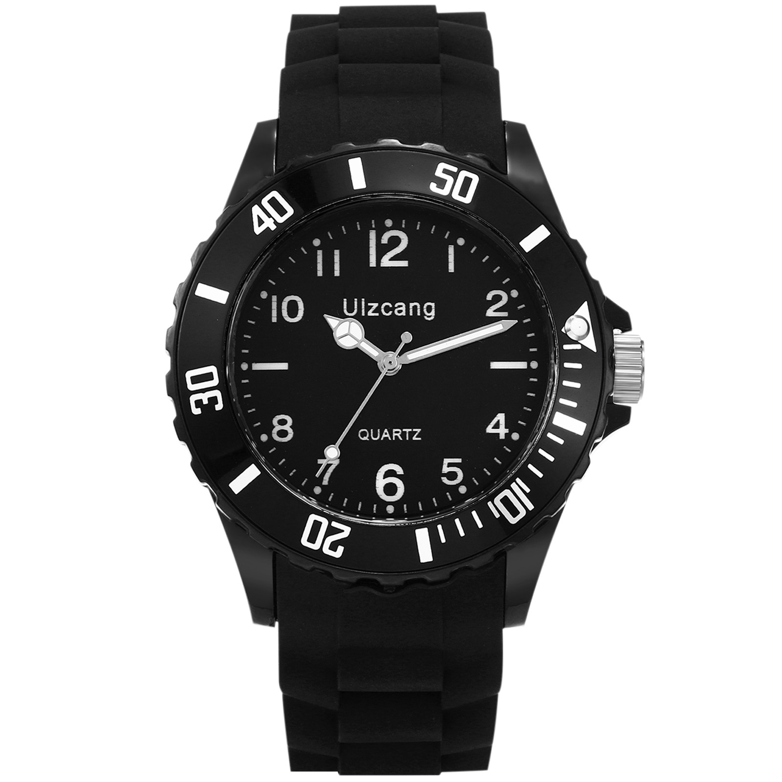 Easy To Read Nurse Silicone Band Sports Watches Analog Quartz Wrist Watch