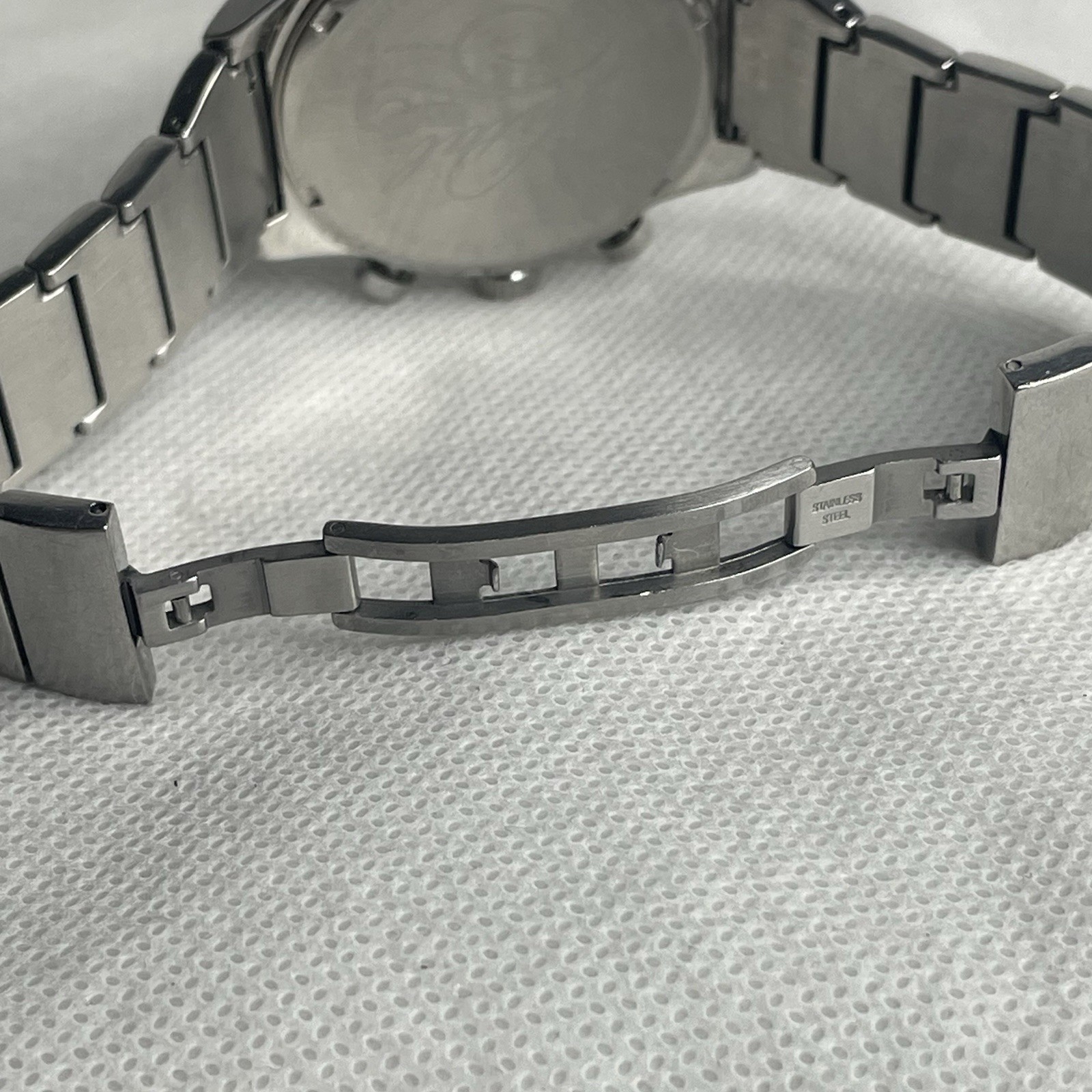 Vestal Madera V•9 Chronograph Date Watch Small 6” Wrist Chrome on Steel New Batt