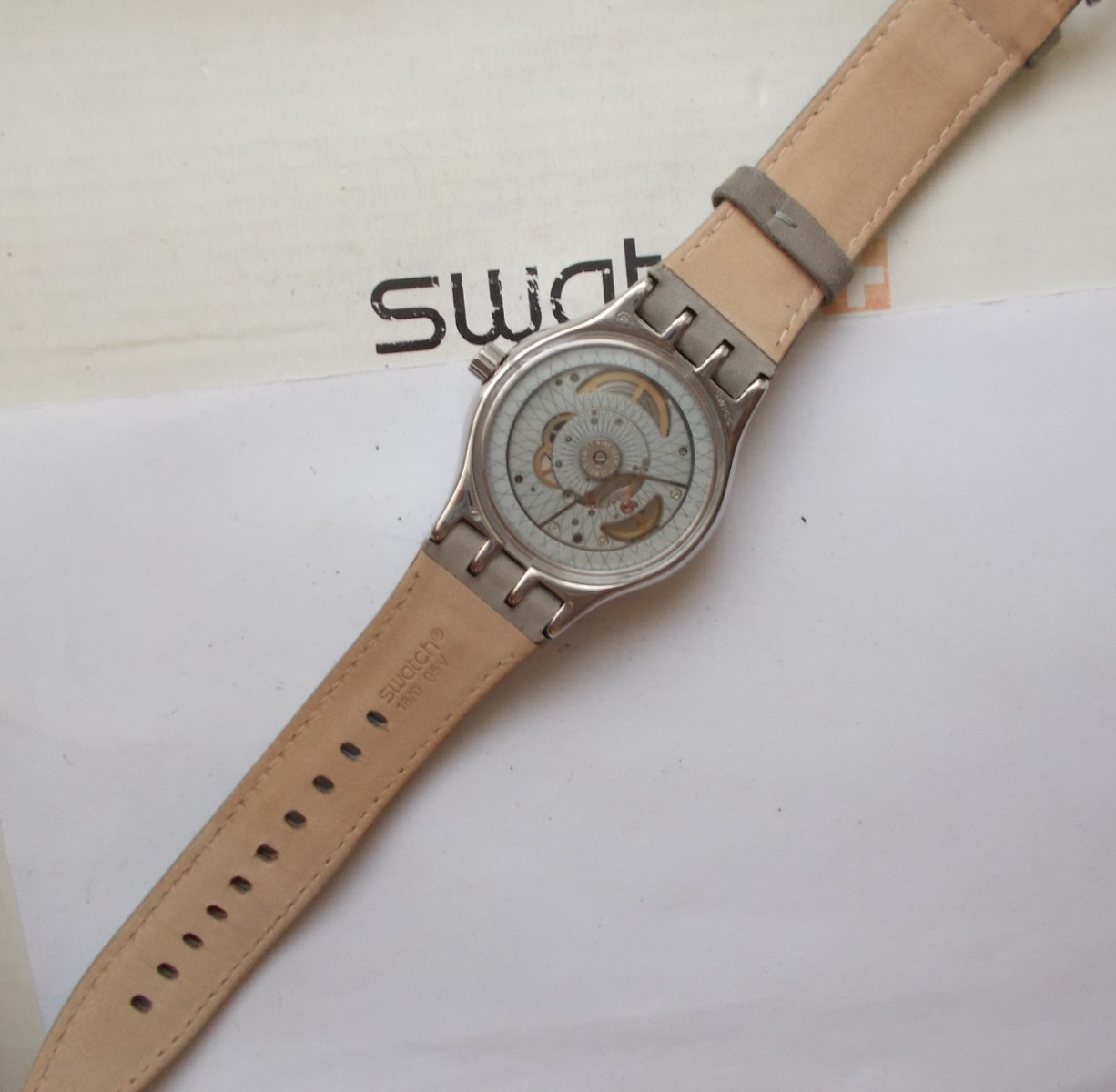 IRONY AUTOMATIC SISTEM51 SWATCH ” SISTEM SAND ” EXCELLENT BOX WOW L@@K RARE