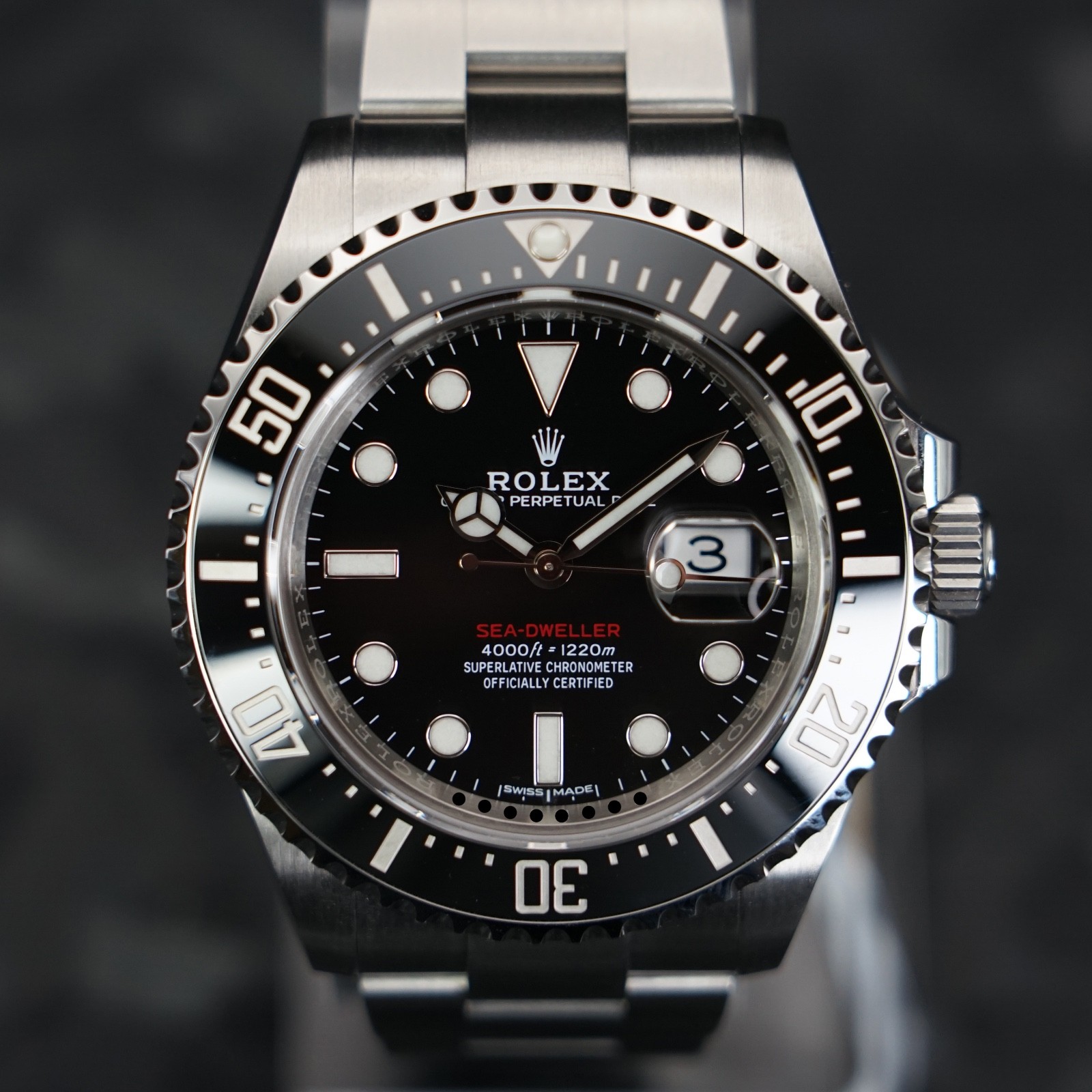 Rolex Sea-Dweller 126600 Silver Oyster Bracelet Red Letter – Box and Papers