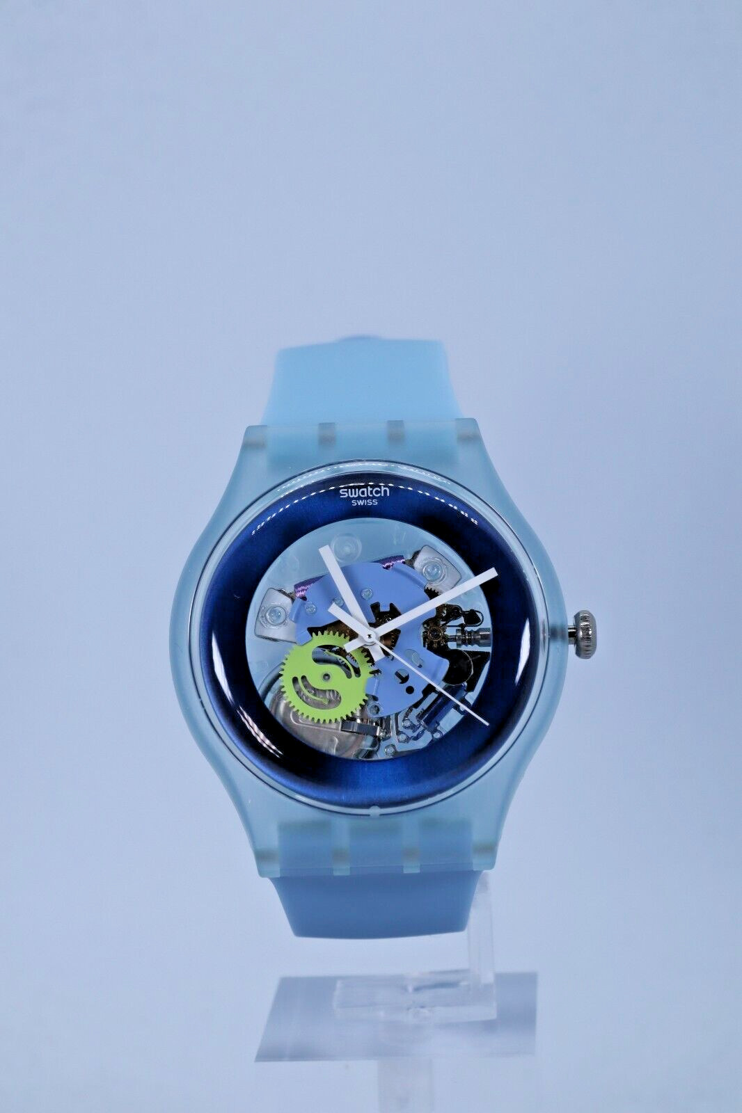 New limited Swiss Swatch New Gent 41MM Cool Me Watch SUOS100 Adult Unisex Blue