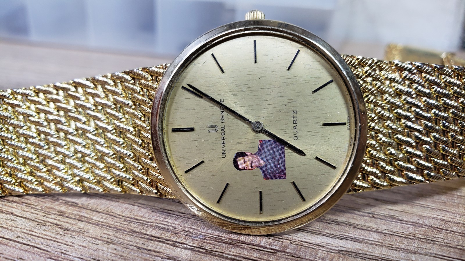 Rare Universal Saddam Hussein Of Iraq 🇮🇶 31mm Mens Quartz Watch