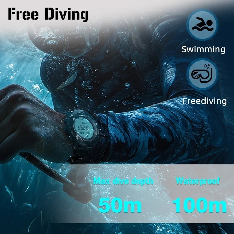 NORTH EDGE APACHE-D Professional Diving Watch Barometer Compass Sports watch