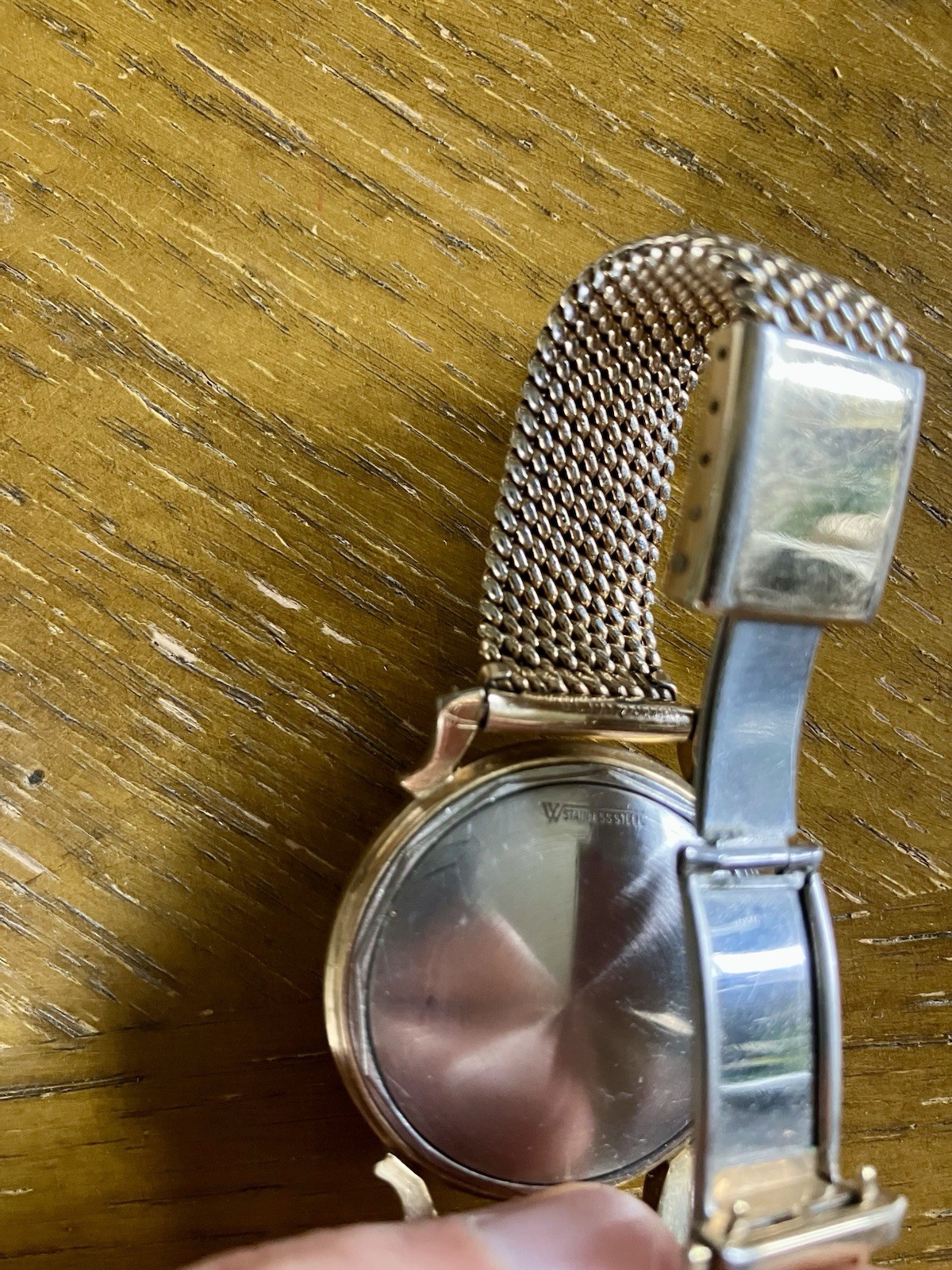 Men’s Vintage Cyma Automatic Bumper Watch Stainless Steel & Gold Filled