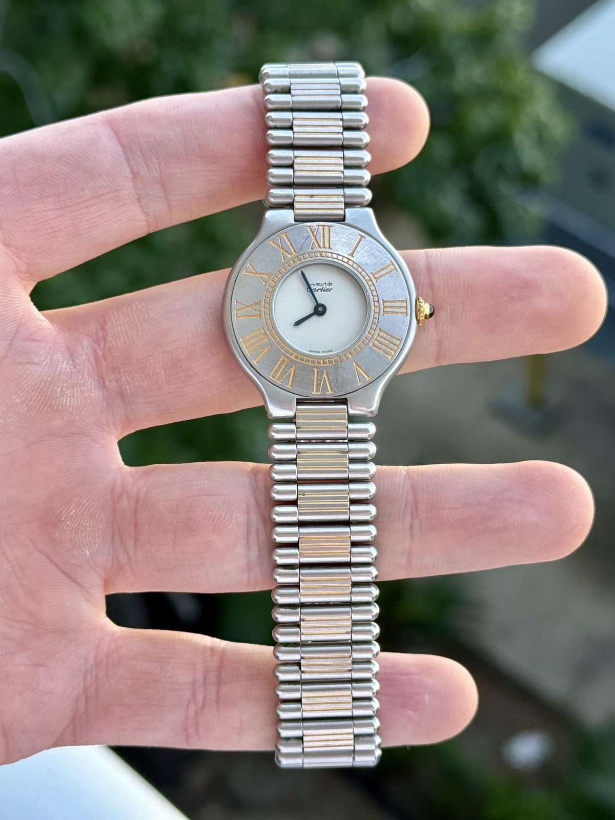 Cartier Must De 21 Cartier 31mm Quartz W10050F4 – No box No papers