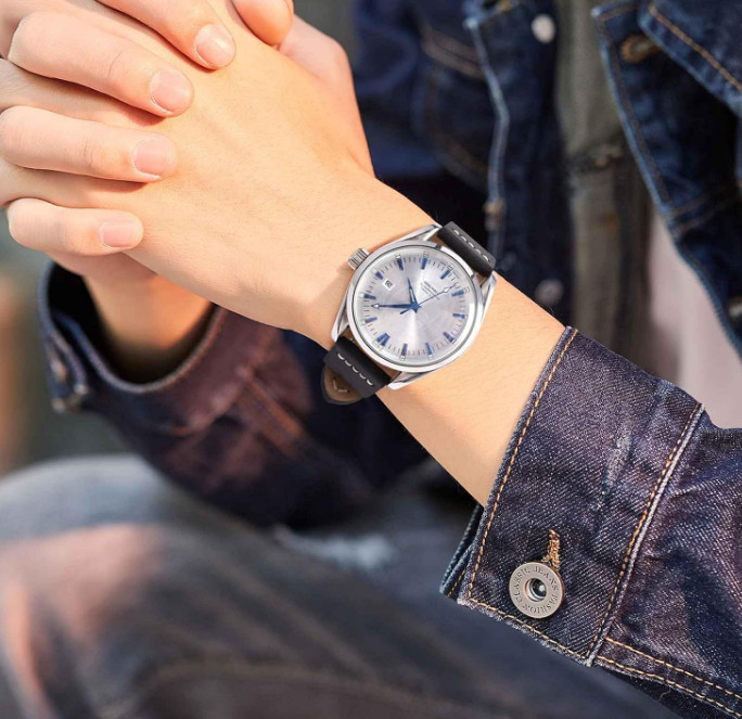Correa De Reloj Estilo Vintage De Piel Top Grain 17mm Para Hombre Con Hebilla Pl