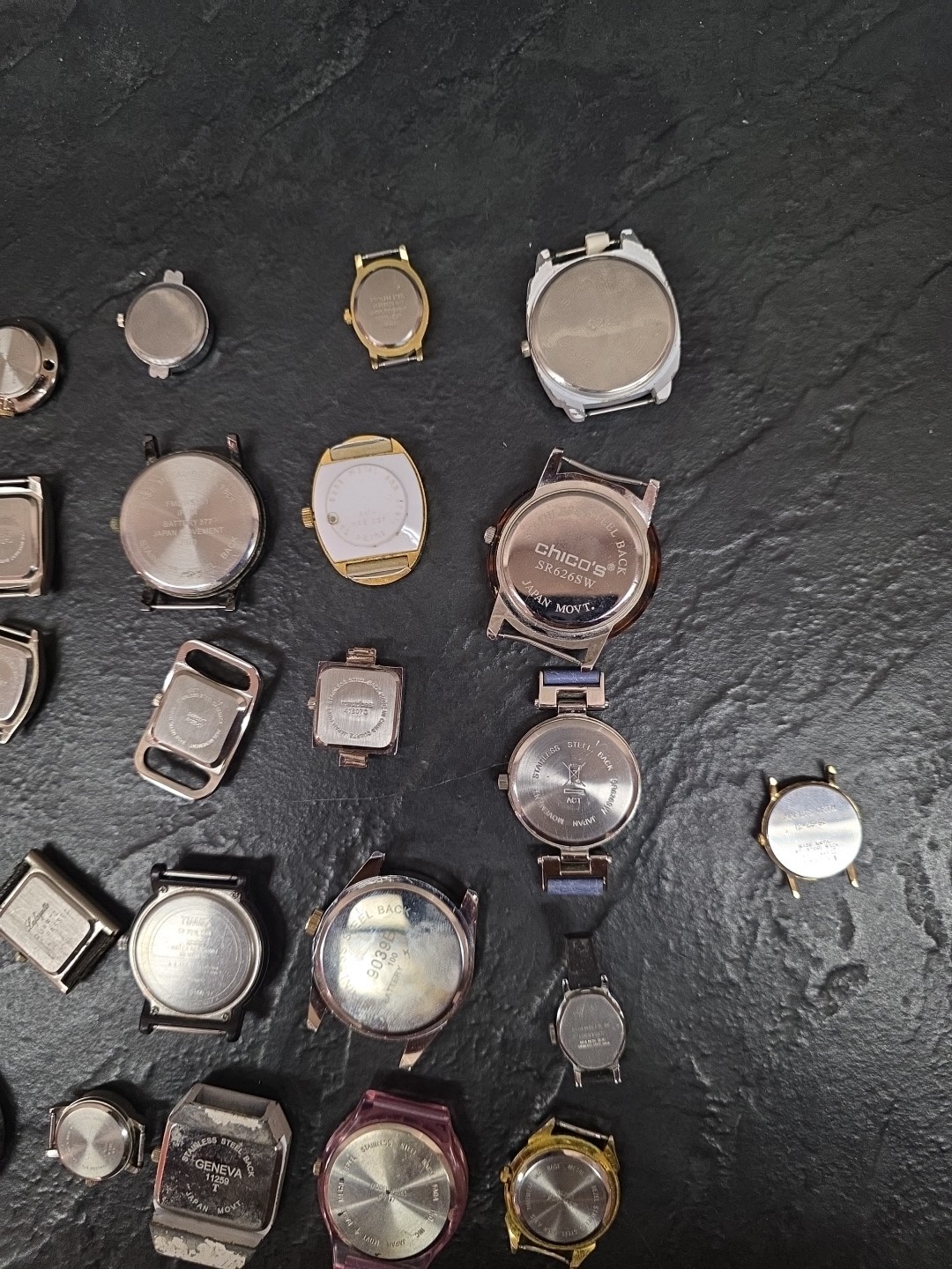 Lot Of 27 Wristwatches No Bands Untested See Pics Anne Klein Timex Seiko