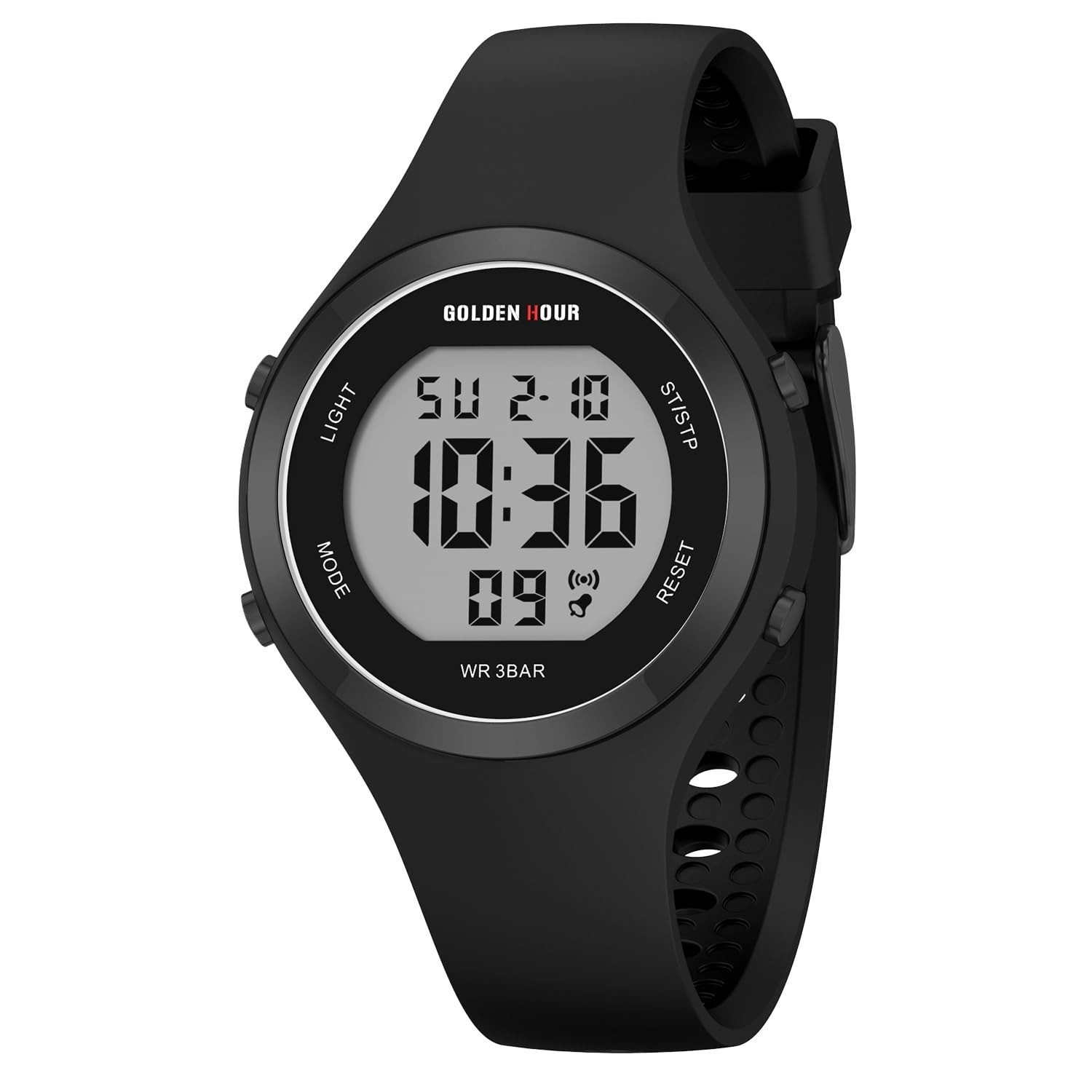 GOLDEN HOUR Women’s Waterproof Digital Chronograph Watch