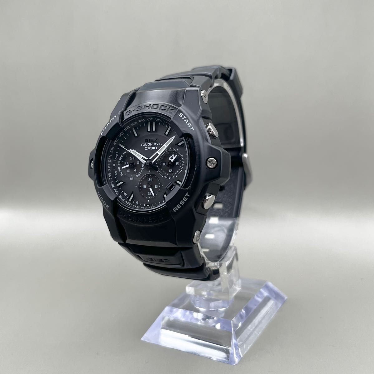 Excellent condition G SHOCK GS 1400B black radio solar Y2K