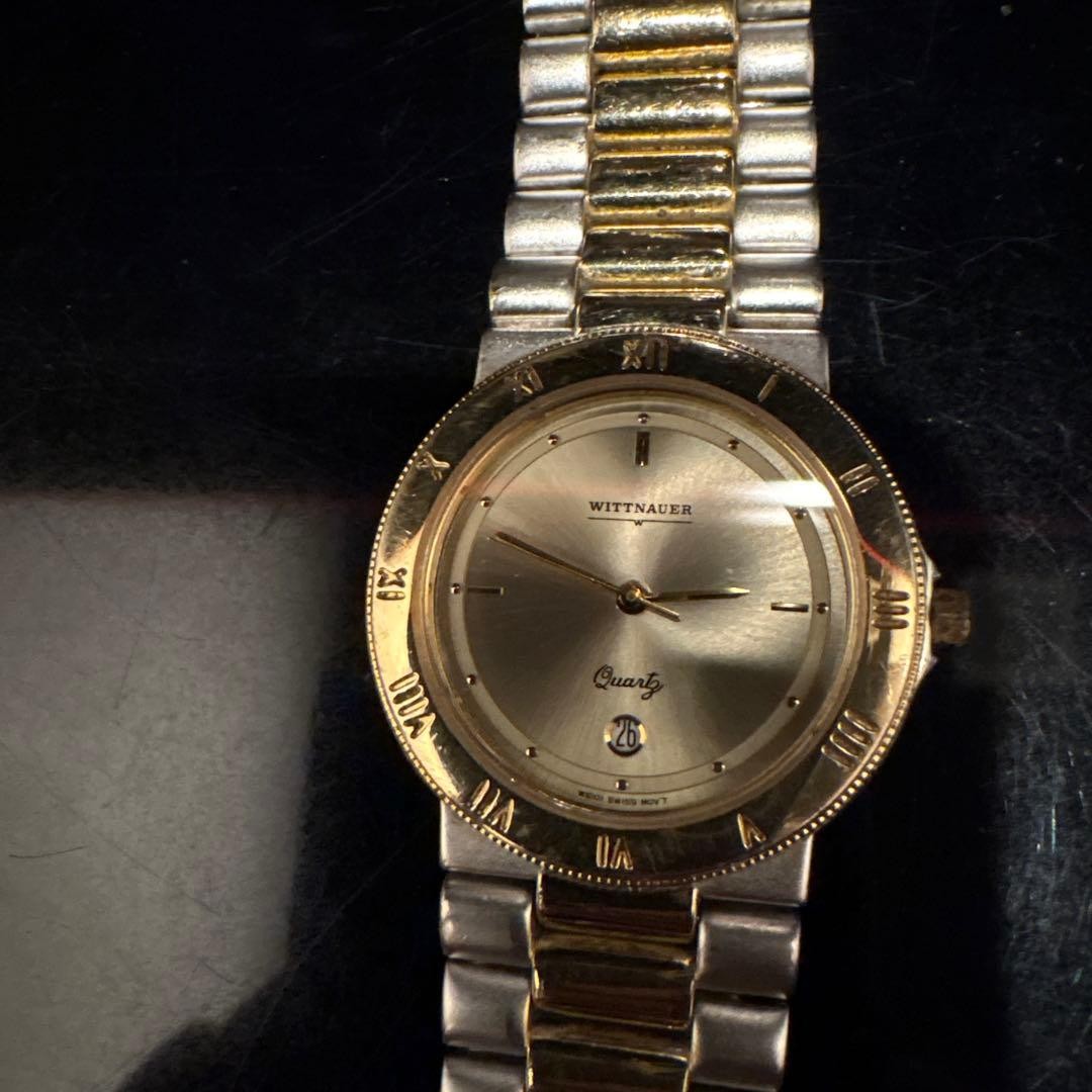 ⭐️ (Excellent Condition) Wittnauer Quartz Round 3-Hand Watch 【USED】