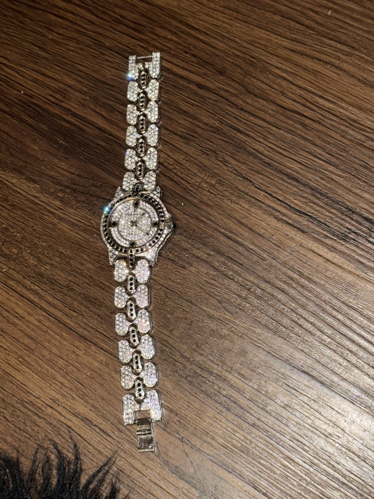 Beverly Hills Polo Club Women’s Silver Tone Quartz Bracelet Watch Crystal Dial