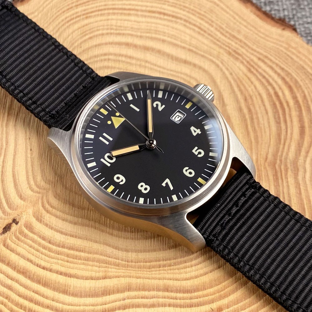 39mm NH35A Sapphire Glass Luminous 20ATM Diver Automatic Brushed Men Watch Date