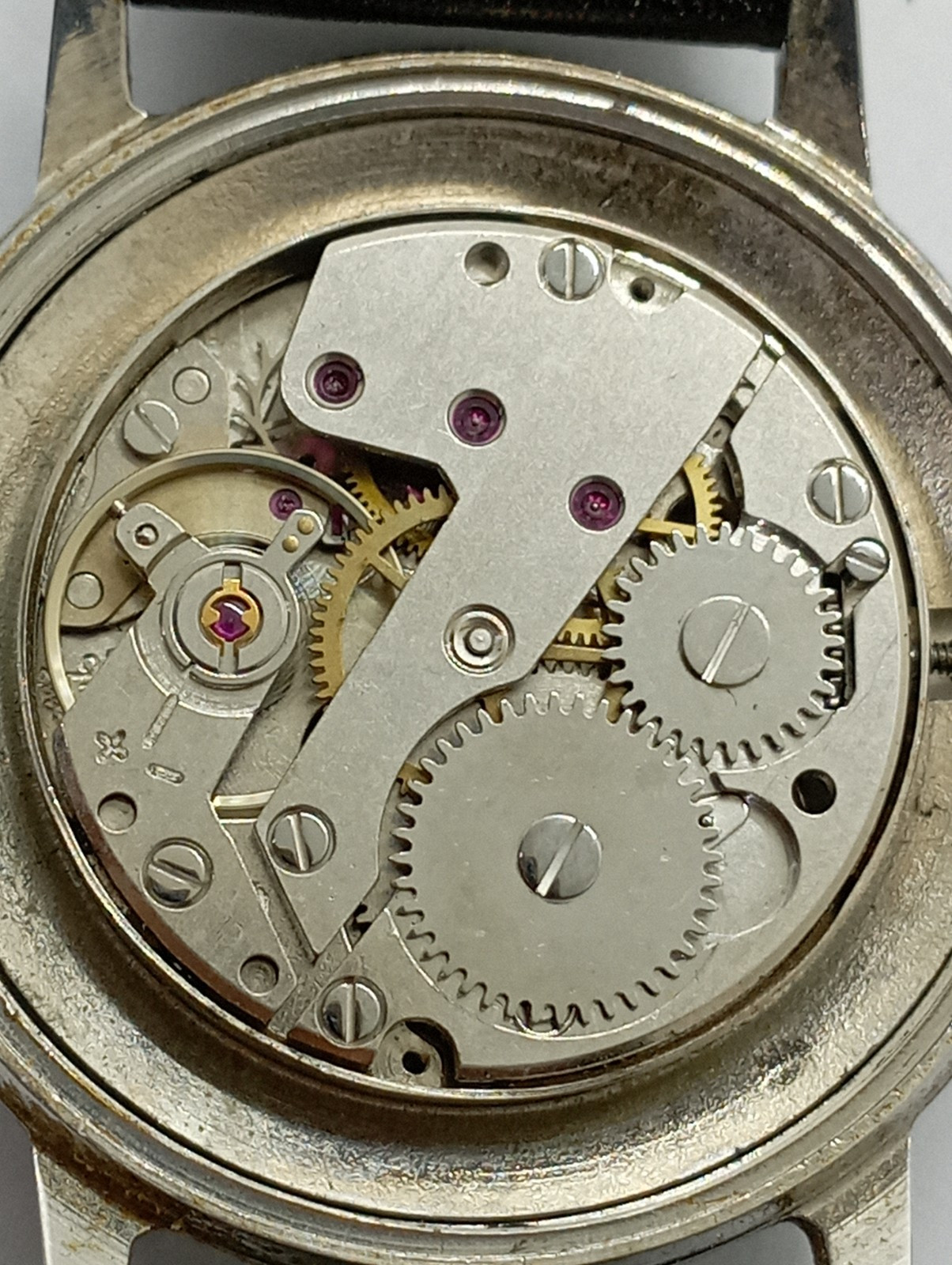 Vintage REGLEX ANCRE Cal. Cupillard 233-60 Watch Working Well ALL S. STEEL