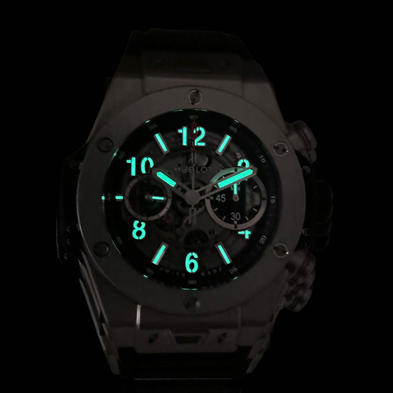 Hublot Big Bang Unico Men’s Watch – 411.NX.1170.RX, N Mint, Full set, MSRP: $23K