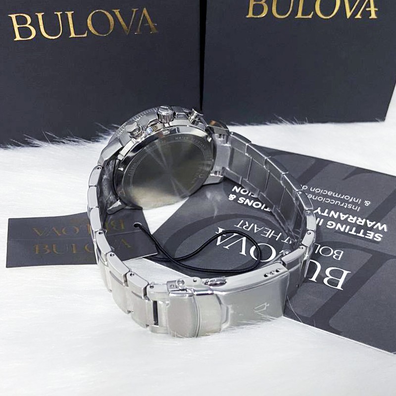 Bulova Series C Black Dial Marine Star Men New 96B272 Chronograph Watch (45MM)