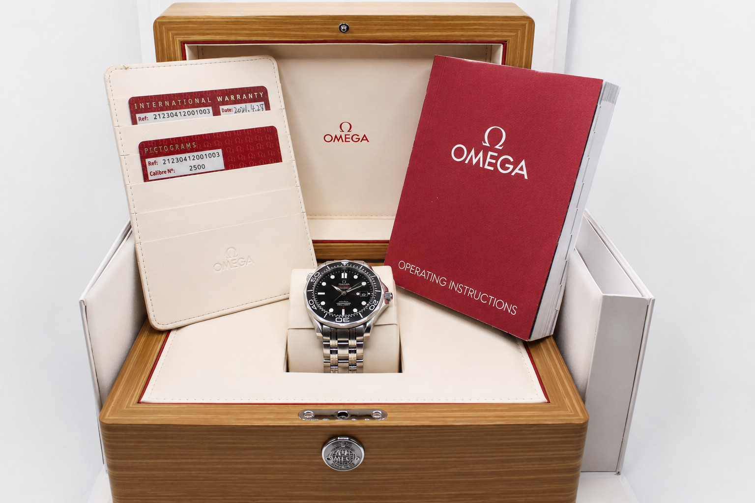 OMEGA Seamaster Diver 300M CoAxial 41mm Black Dial 212.30.41.20.01.003 B&P