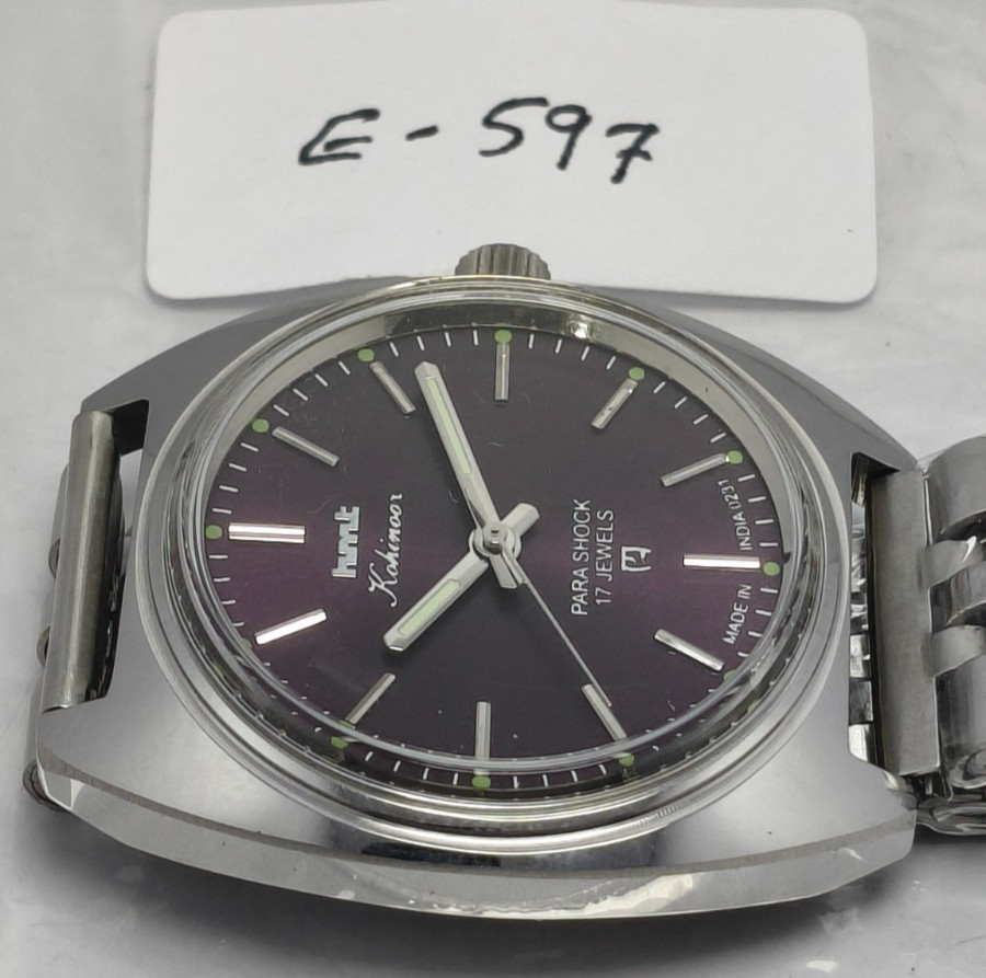 HMT Kohinoor 17 Jewels Hand Winding Wrist Watch For Men’s In Working Condition