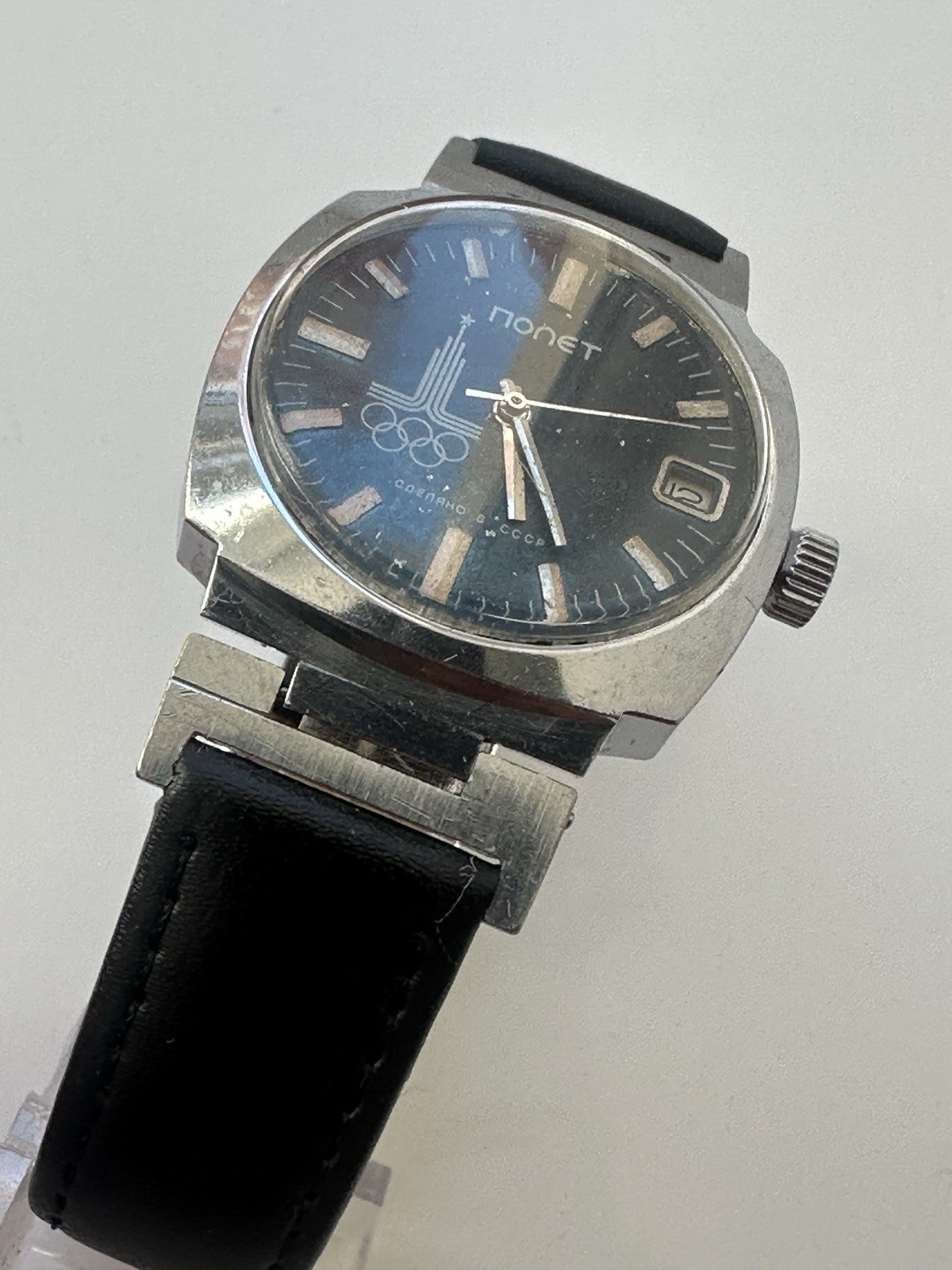Poljot Olympian Congress USSR Wrist Watch 2614.2H 17 Jewels 1980s