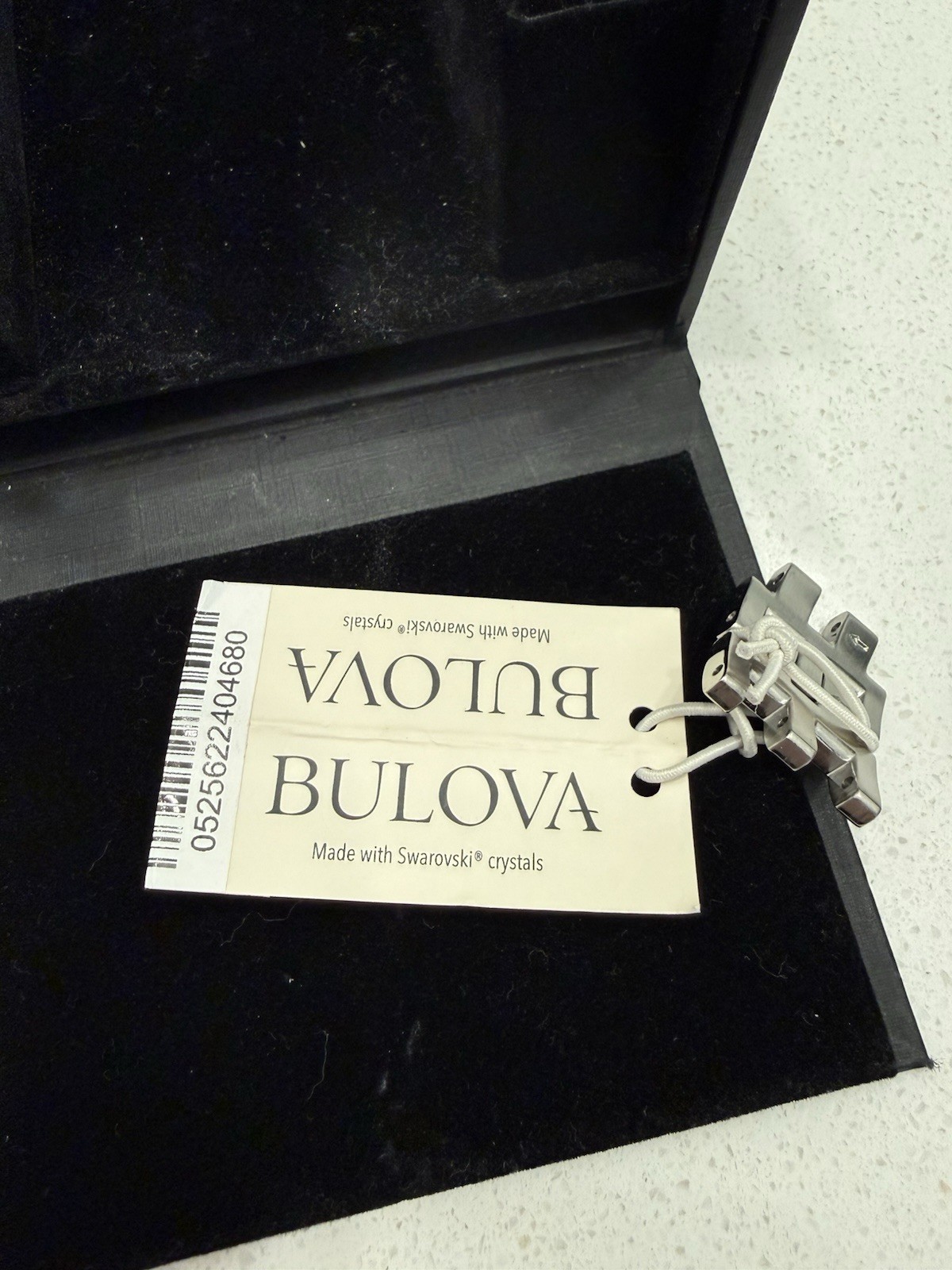 Bulova Phantom Mens Crystal Quartz Silver Stainless Steel Watch 42 MM 96B235
