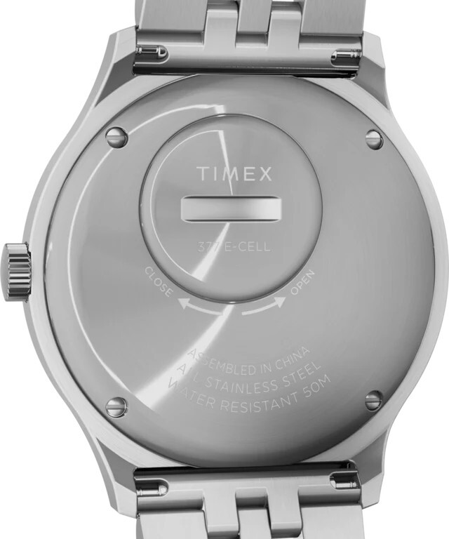 New Q Timex Reissue Dégradé 38mm Stainless Steel Bracelet Watch TW2W22500