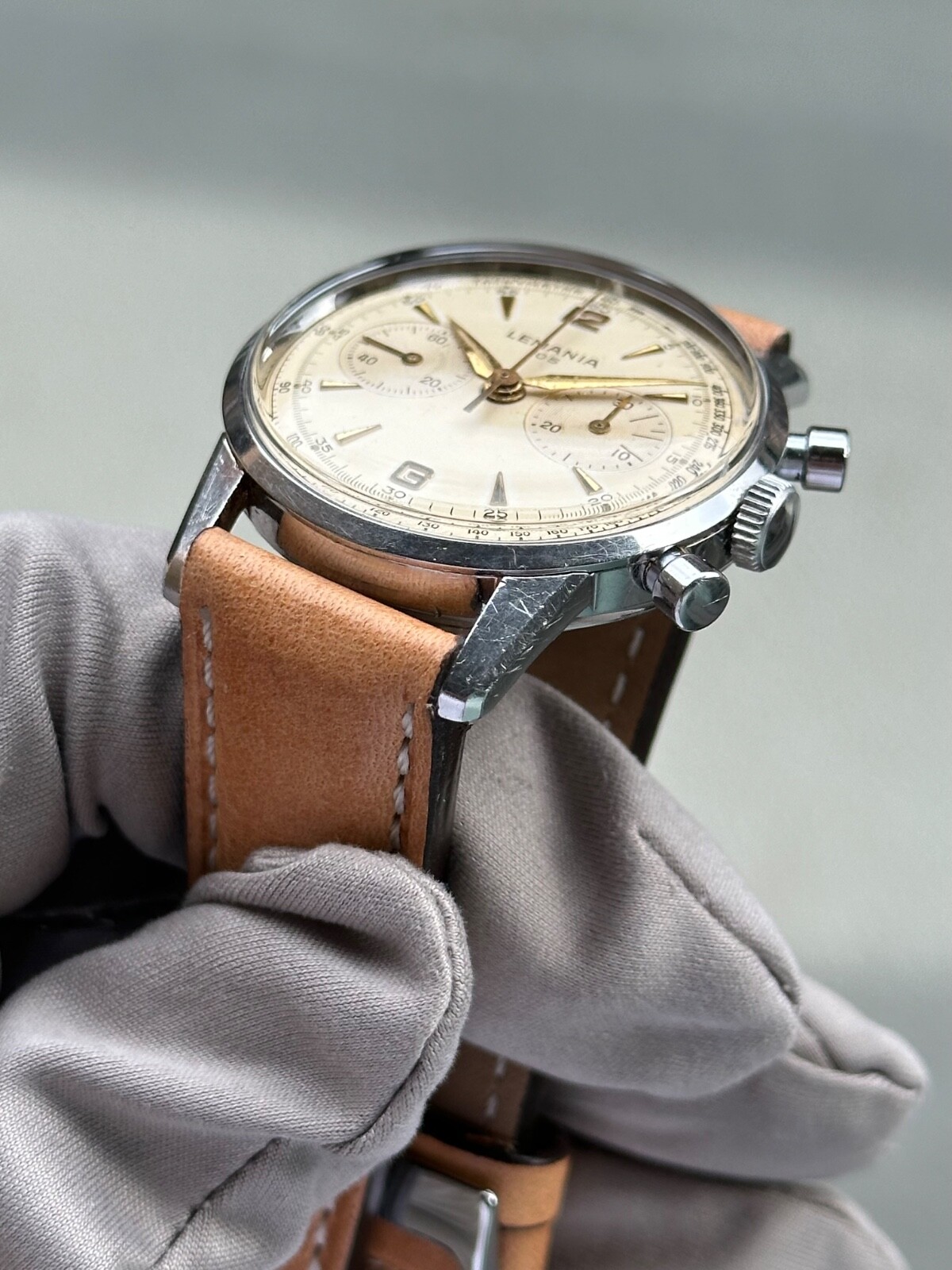 Vintage Lemania 105 Chronograph Caliber 1277 34.5mm Ref. 806-2 *SERVICED*