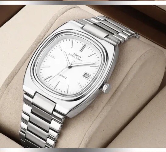 IBSO Men’s Formal Stainless Steel Strap Quartz Watch 3АТМ Waterproof