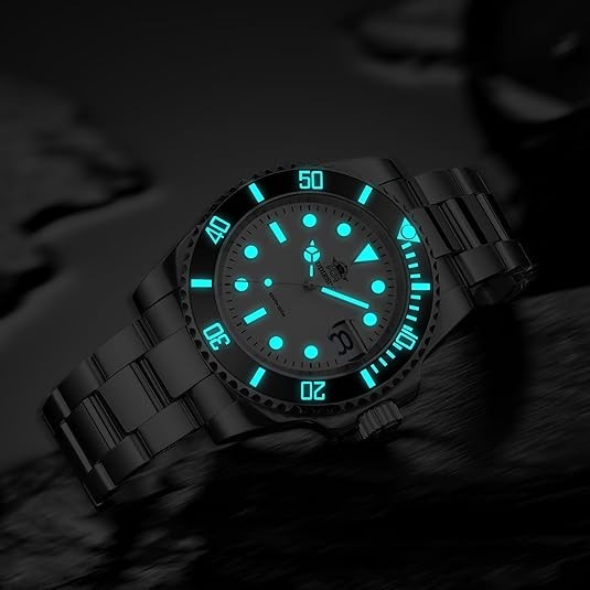 41MM ADDIESDIVE Quartz Men’s Watch Diver 200M Waterproof Stainless Luminous NEW