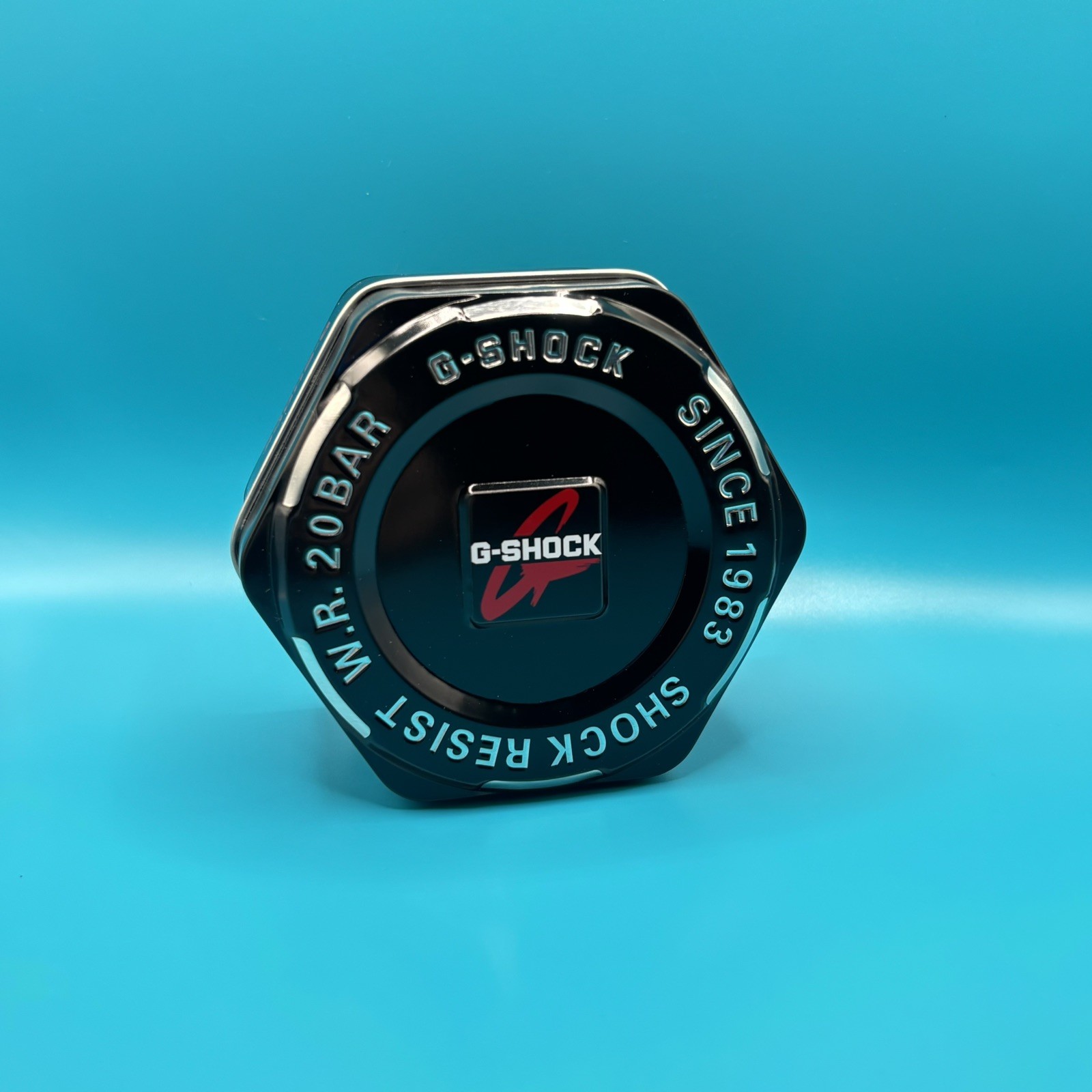 G-SHOCK 2100 Octagon Watch – Clear Case Sky Blue Dial & White Strap Ice Blue