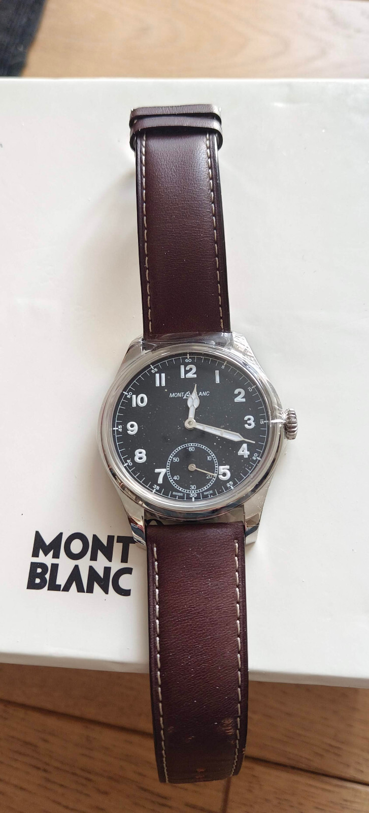 Montblanc 1858 Manual Small Second 112638 Orologio NEW