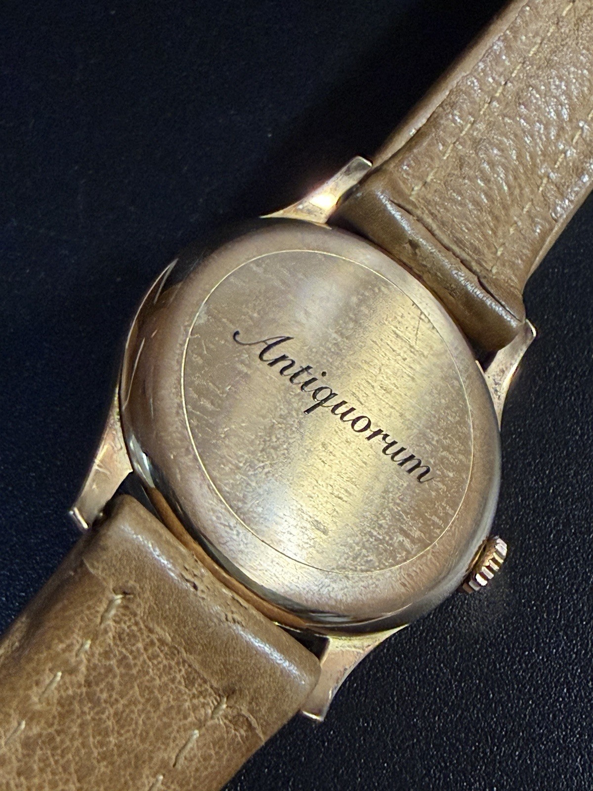 Tissot Antimagnetic Vintage 14K Gold 32.7mm Manual Small Seconds 1950s