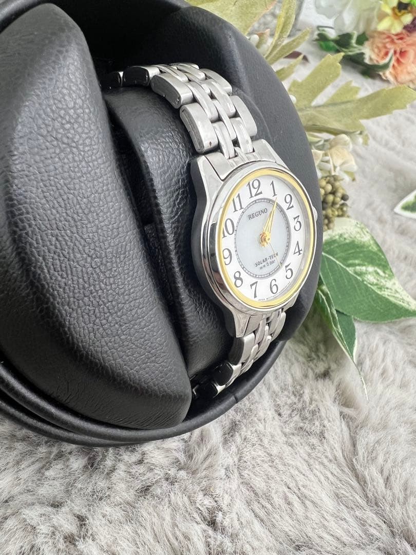 [Working Condition] Citizen REGUNO Women’s Solar-Powered Watch, Silver