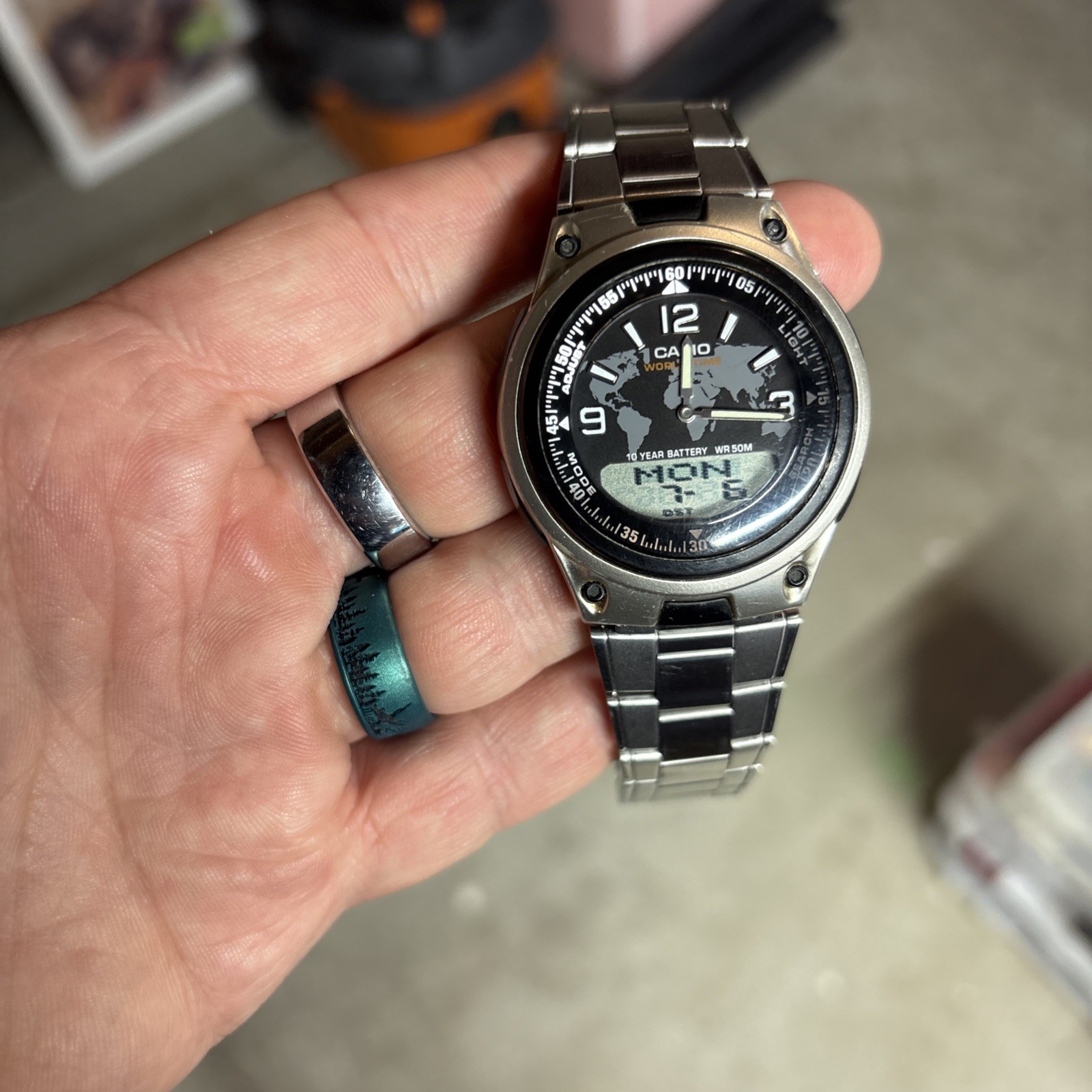 Casio AW-80 telememo 30 mens watch new battery