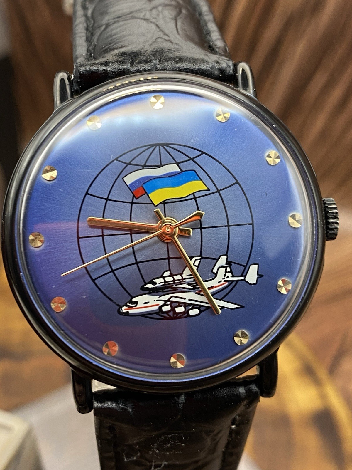 RARE Ukraine Mriya with Buran Raketa 2609HA USSR Wristwatch Working
