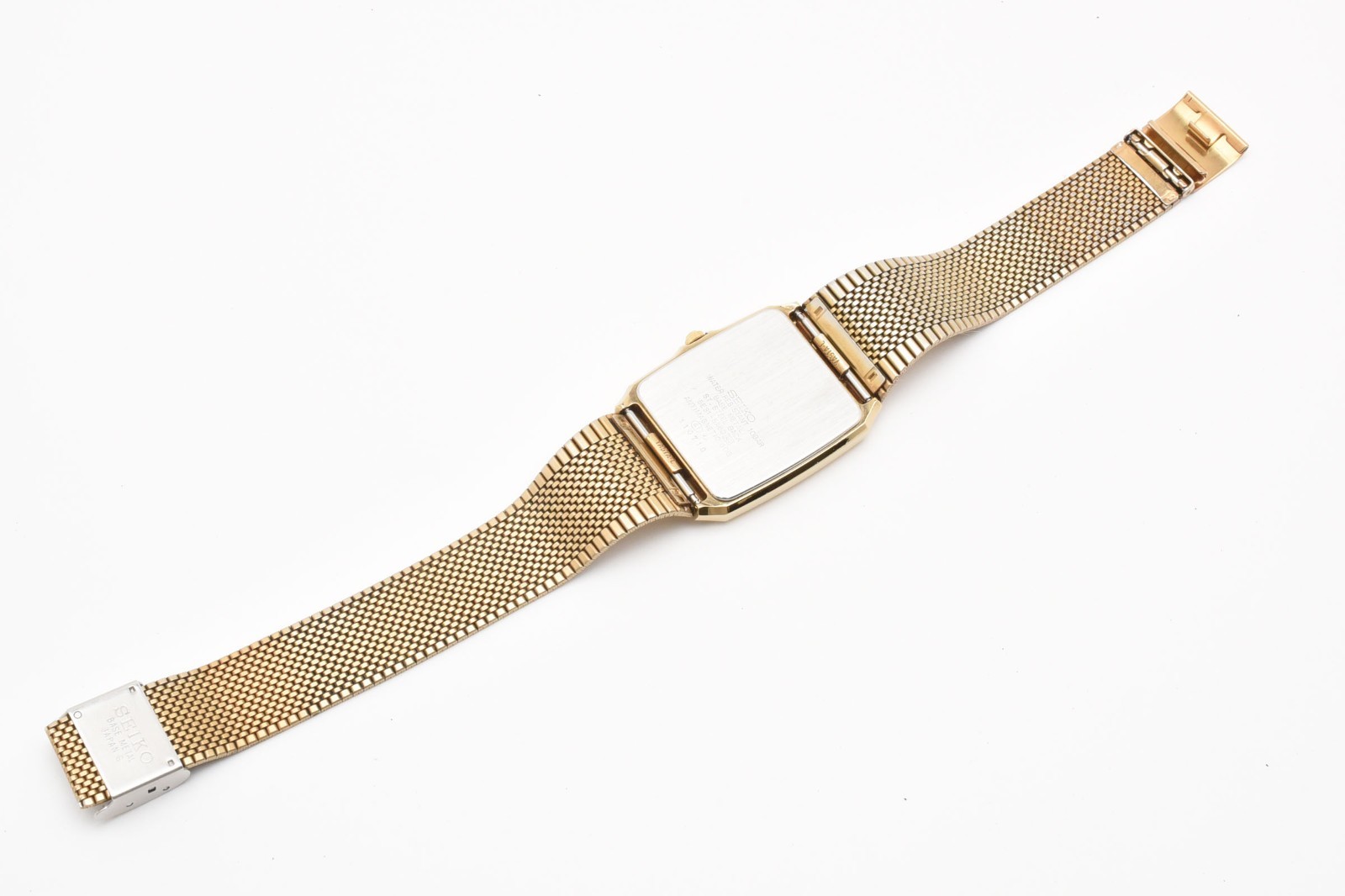 Vintage 1991 [NEAR MINT] SEIKO Spirit 5E31-5A60 Square Gold Quartz Men’s Watch