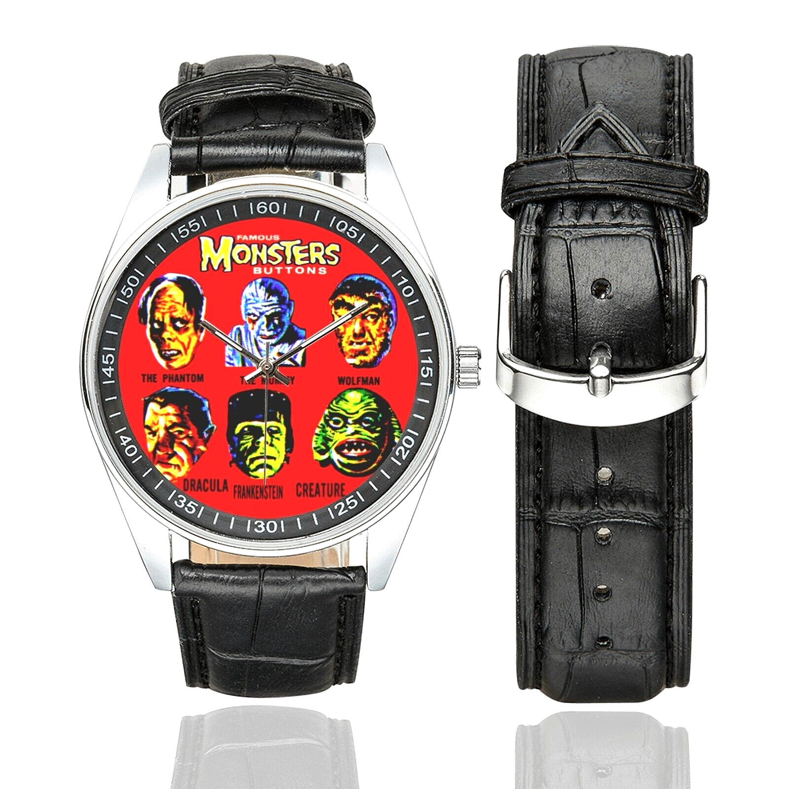 Famous Monsters 1960s Vintage Watch | Horror Movie Collectible Timepiece