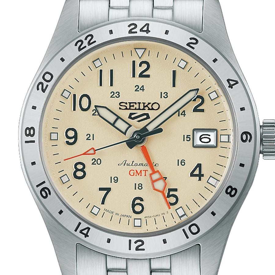 Seiko 5 Sports Field GMT HDB002J Sand Beige Automatic Mens Watch Auth JDM New