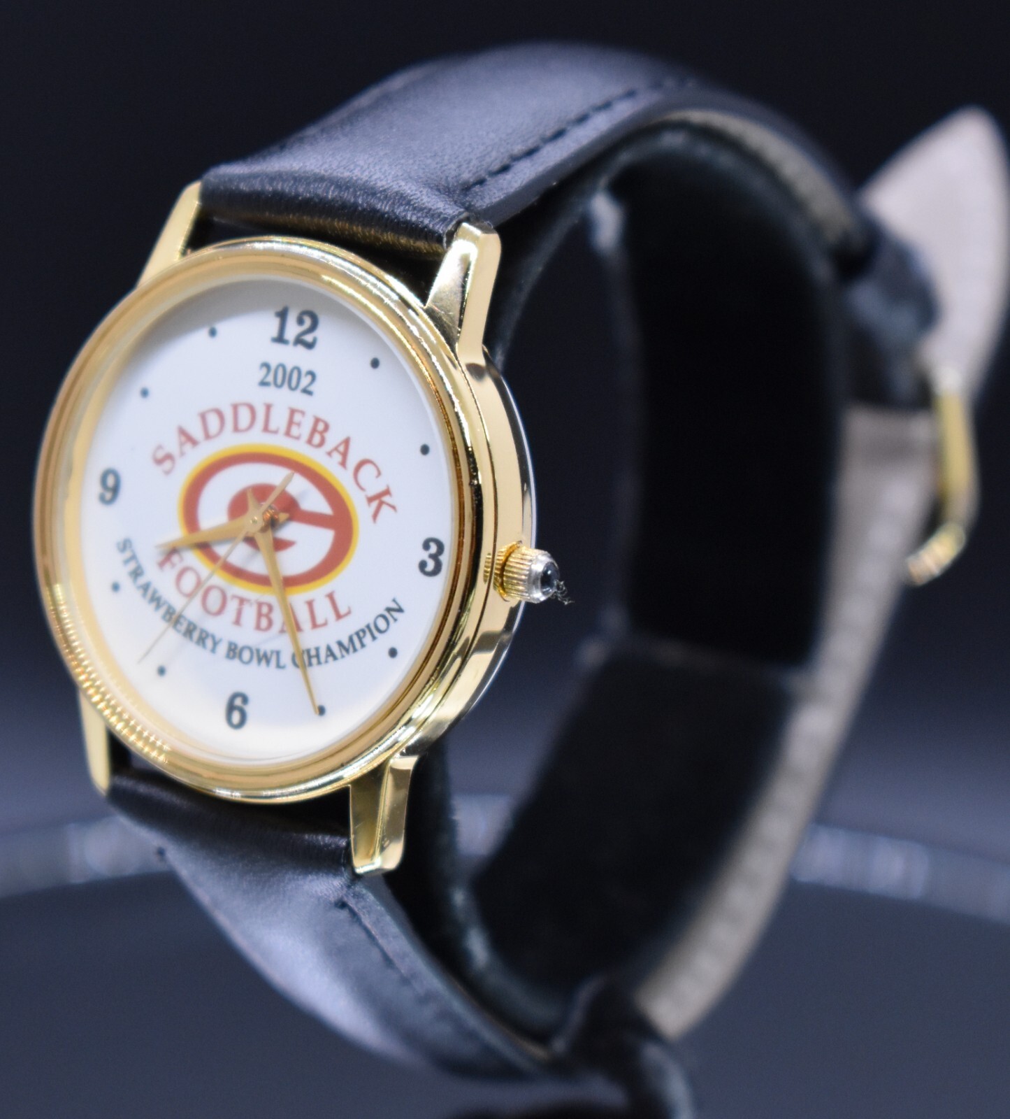 Vtg Saddleback College Football 2002 Strawberry Bowl Champion Watch Men