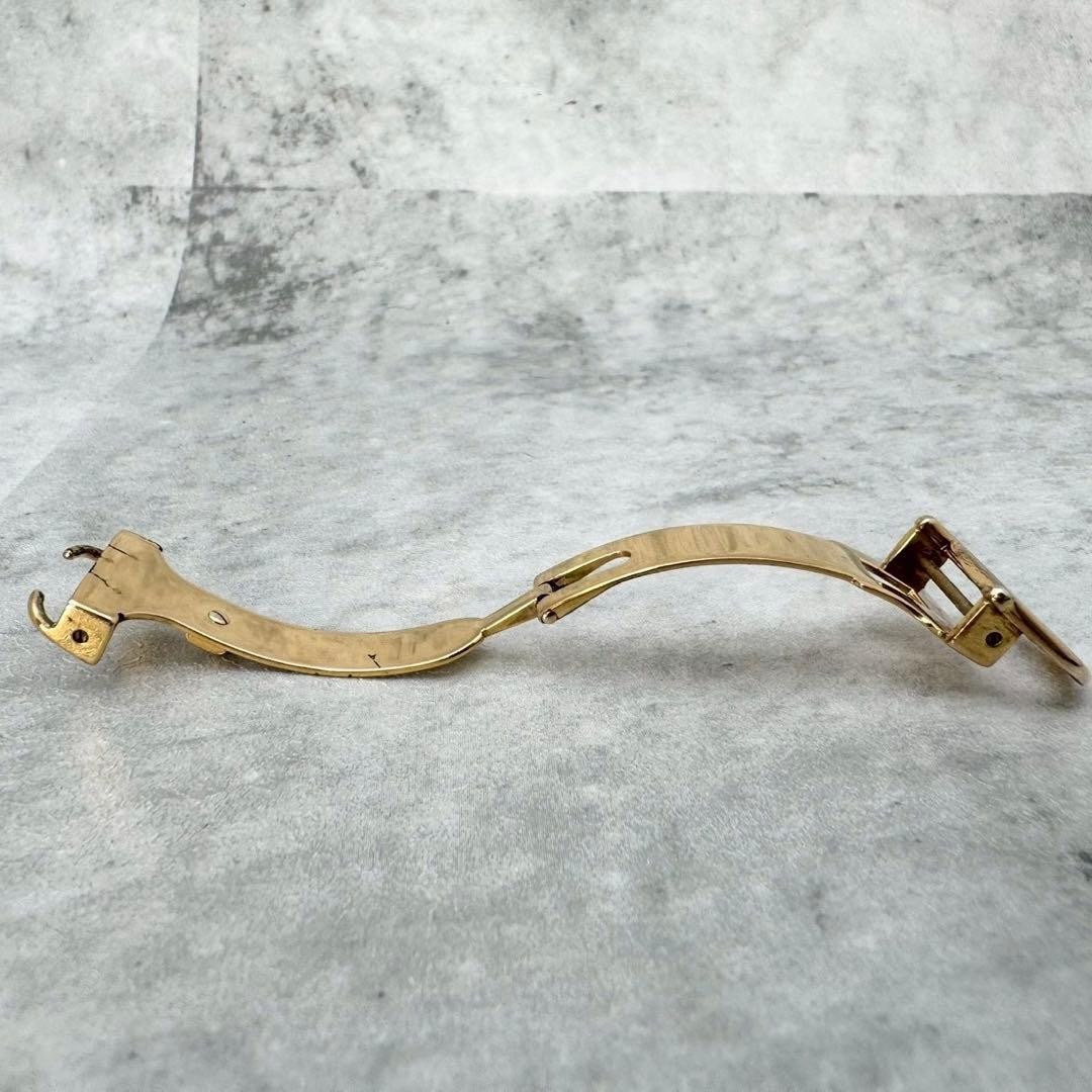 Cartier D-Buckle 14mm Gold Stainless Steel Watch Clasp Japan 071221