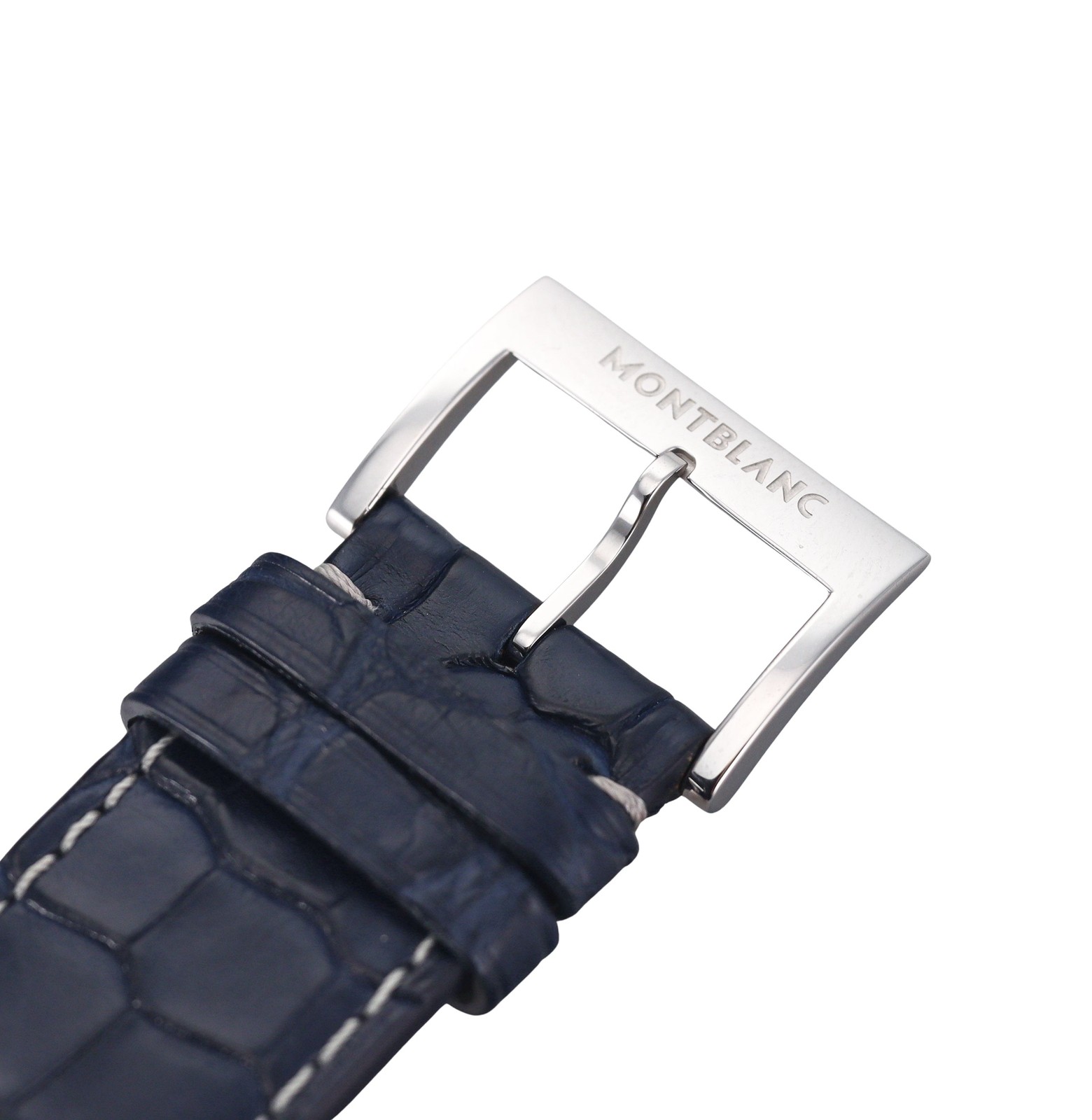 Montblanc Heritage 1858 Manual Wind Blue Dial Watch 113702