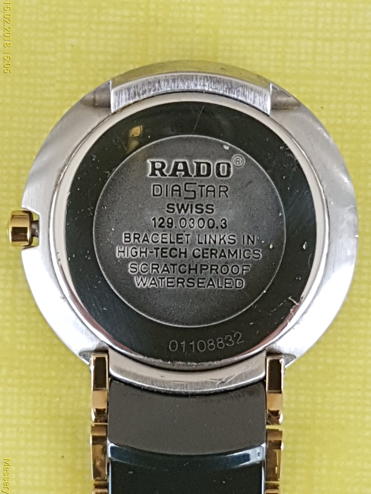 Rado Coupole Diastar ceramic