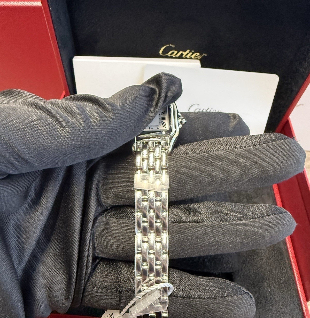 Cartier Panthere Small Model Quartz Stainless Steel Ladies Watch WSPN0013 UNWORN