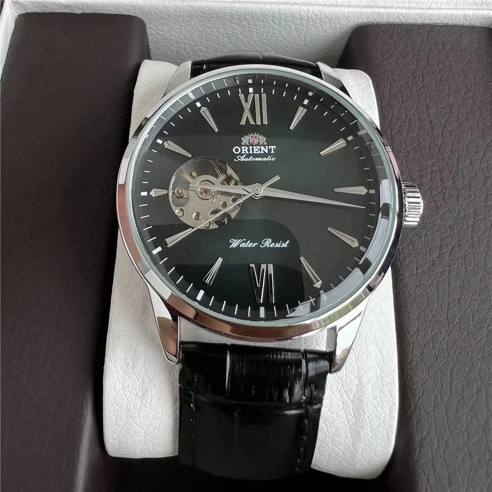 Orient Watch Bambino Classic Men Luxury Gift Automatic Mechanical Leather Strap
